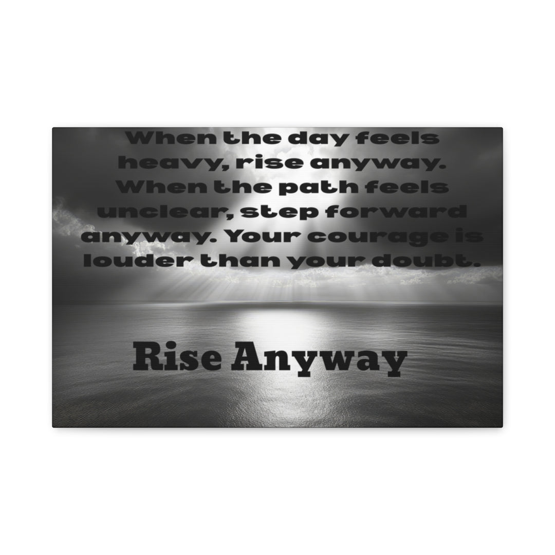 Inspirational Wall Art Canvas with Motivational Quote