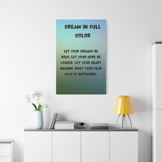 Custom Artwork Canvas - Inspirational Quote Decor