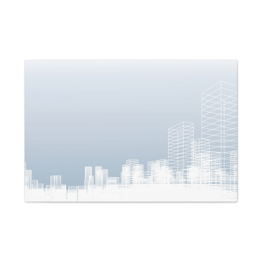 Custom Artwork Canvas Print - Modern Cityscape Wall Art