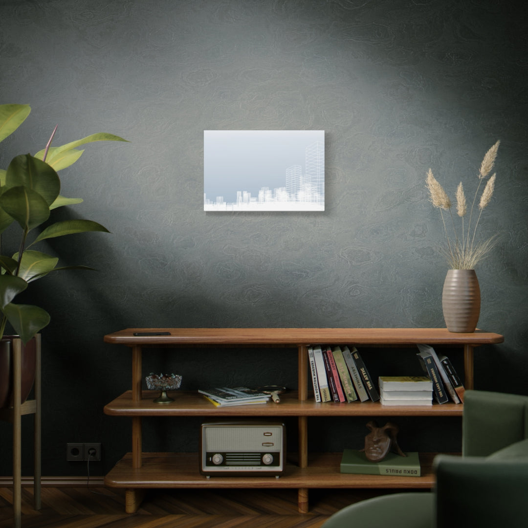 Custom Artwork Canvas Print - Modern Cityscape Wall Art