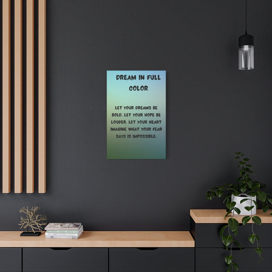 Custom Artwork Canvas - Inspirational Quote Decor