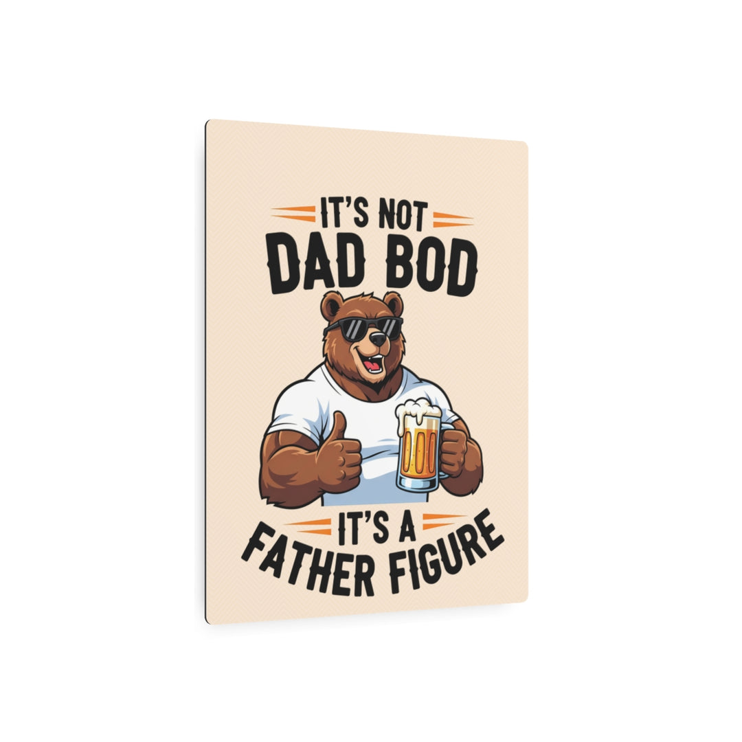 Custom Metal Sign for Dad – Funny Bear Artwork, mancave