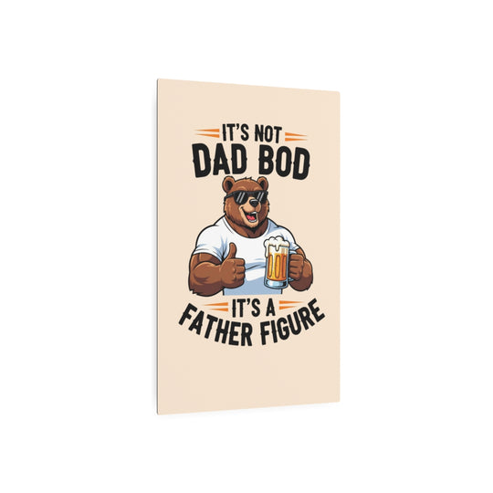 Custom Metal Sign for Dad – Funny Bear Artwork, mancave