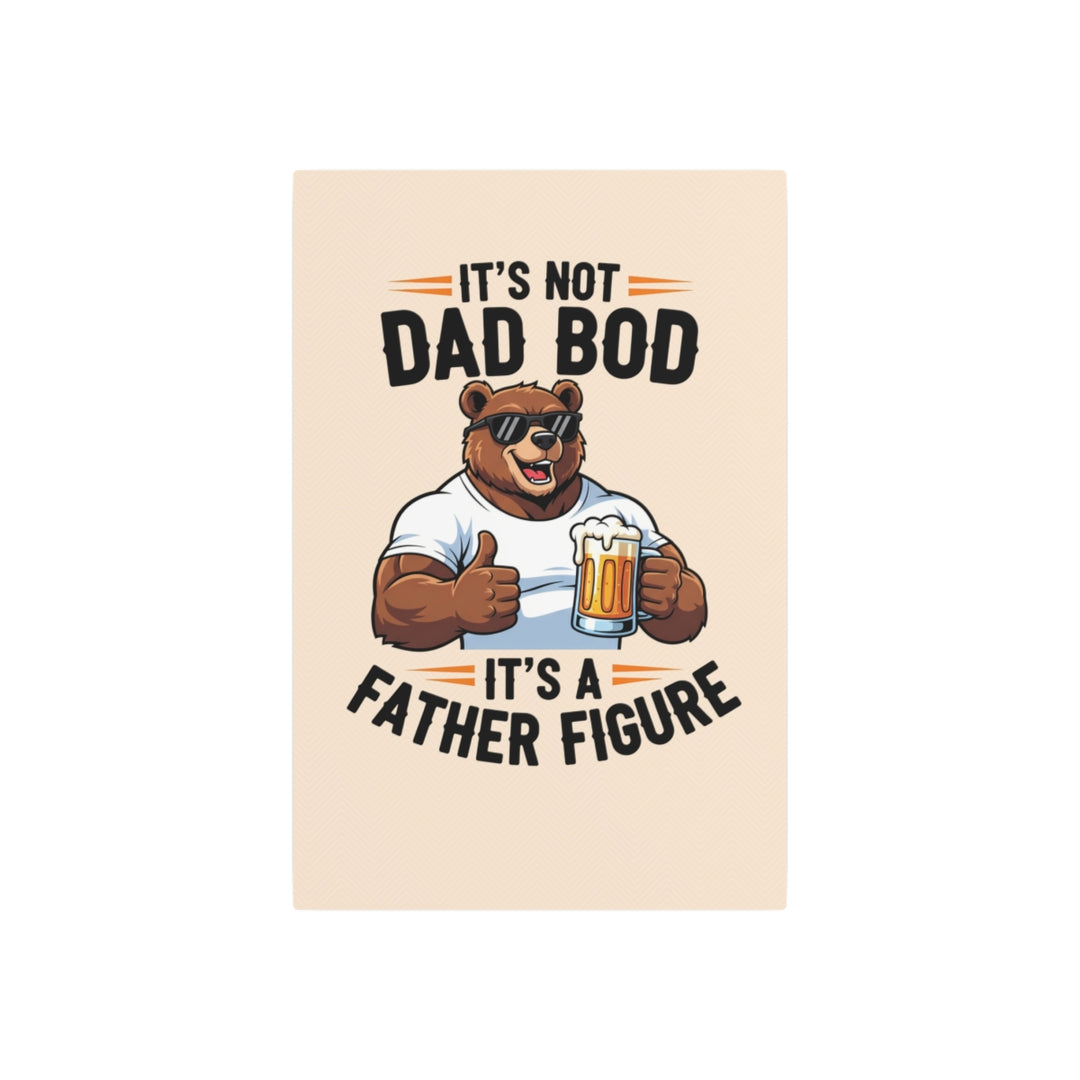 Custom Metal Sign for Dad – Funny Bear Artwork, mancave