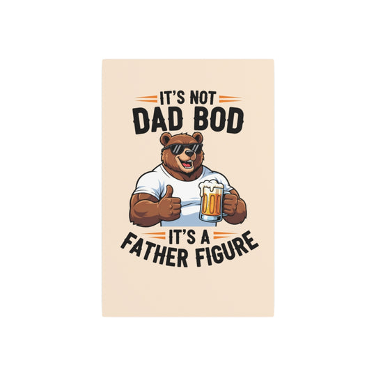 Custom Metal Sign for Dad – Funny Bear Artwork, mancave