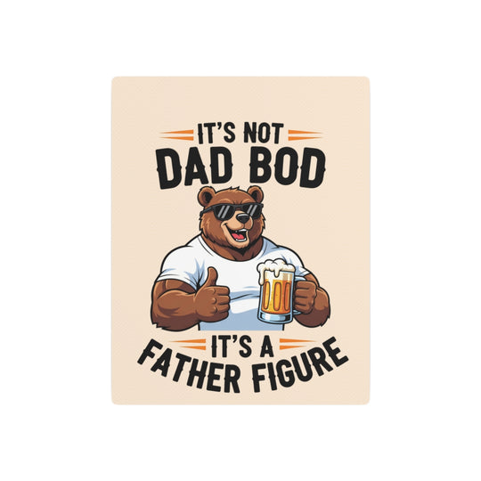 Custom Metal Sign for Dad – Funny Bear Artwork, mancave