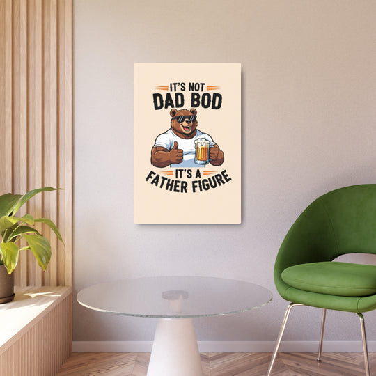 Custom Metal Sign for Dad – Funny Bear Artwork, mancave