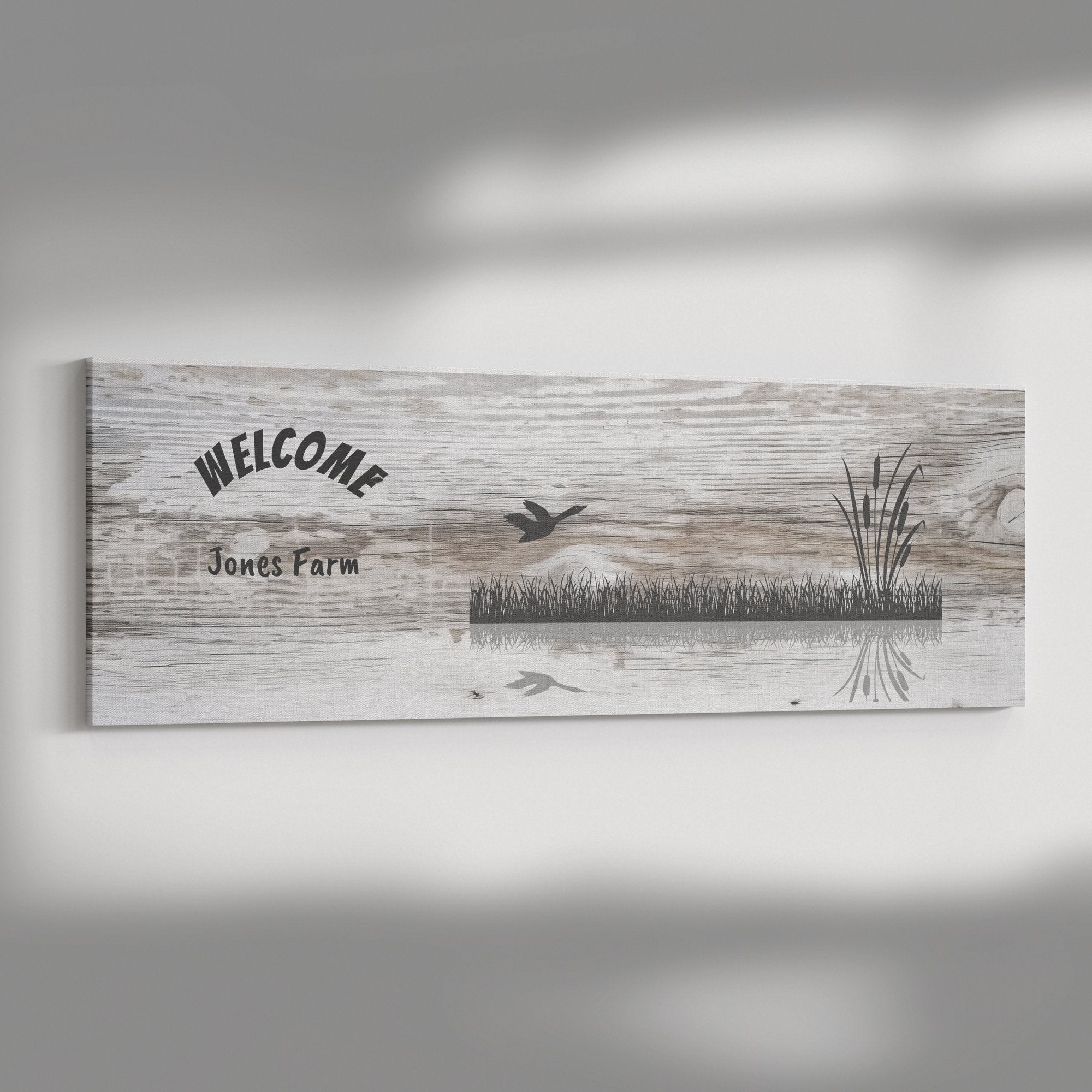 Panoramic Canvas personalized farm sign - Tailored Wall ExpressionsCanvasapod - 3380384