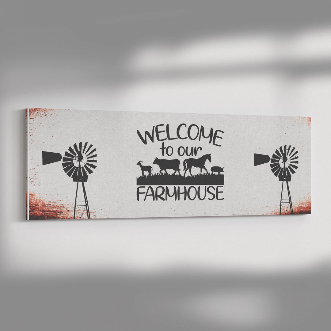 panoramic canvas/welcome sign - Tailored Wall ExpressionsCanvas139006