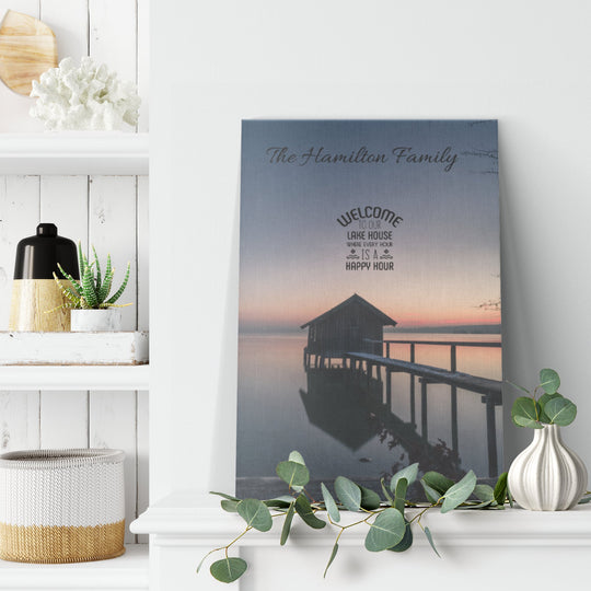 Personalized Lakehouse sign with custom text - Tailored Wall ExpressionsWall Artapod - 3761823