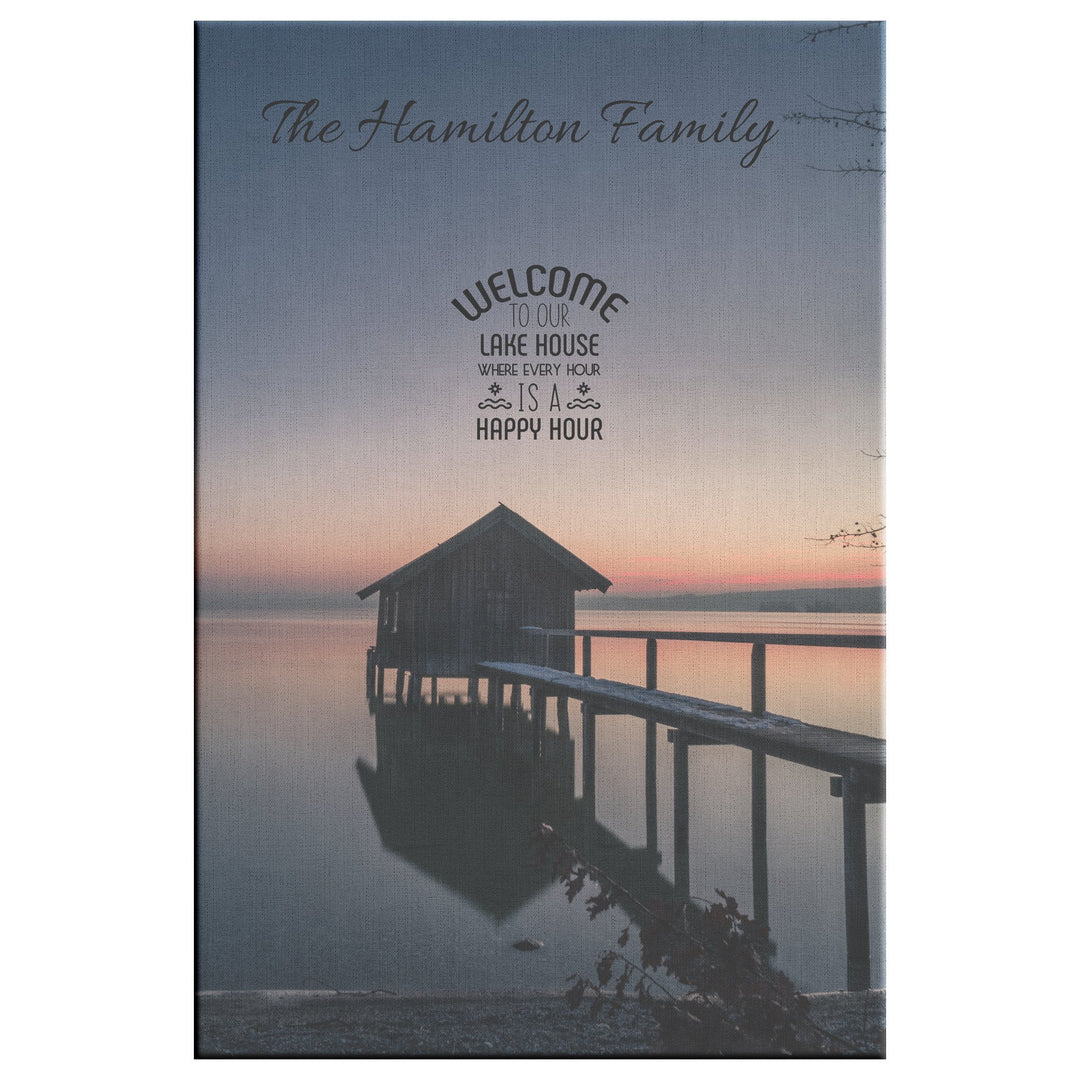 Personalized Lakehouse sign with custom text - Tailored Wall ExpressionsWall Artapod - 3761823