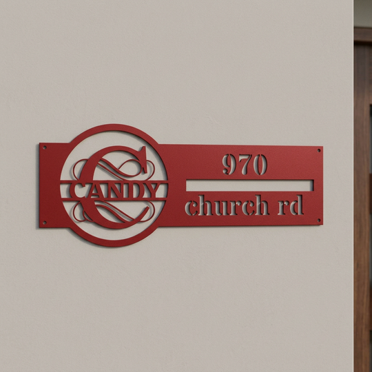 Red C address sign