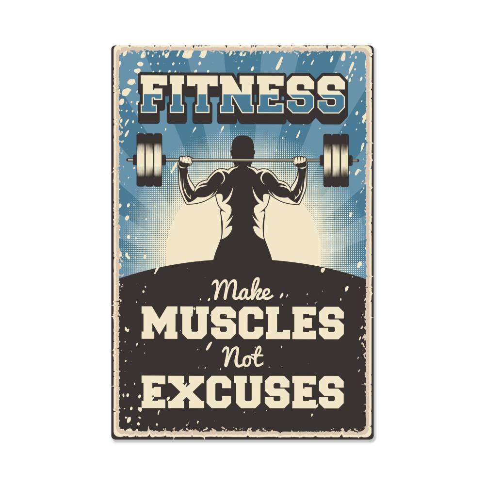 Retro, vintage Gym sign - Tailored Wall ExpressionsJewelrySO - 13531445