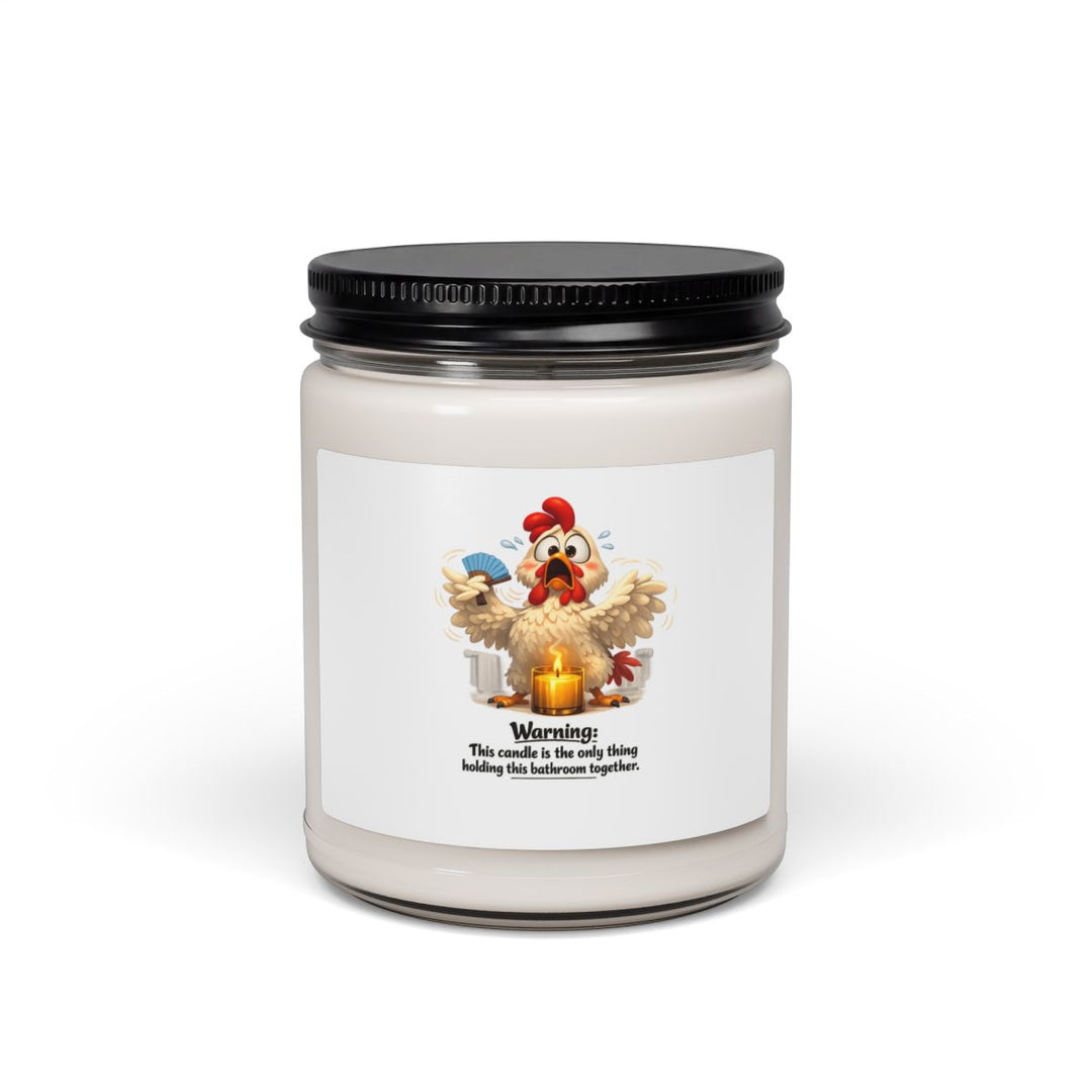Funny Chicken Bathroom Candle – Humorous Soy Wax Gift