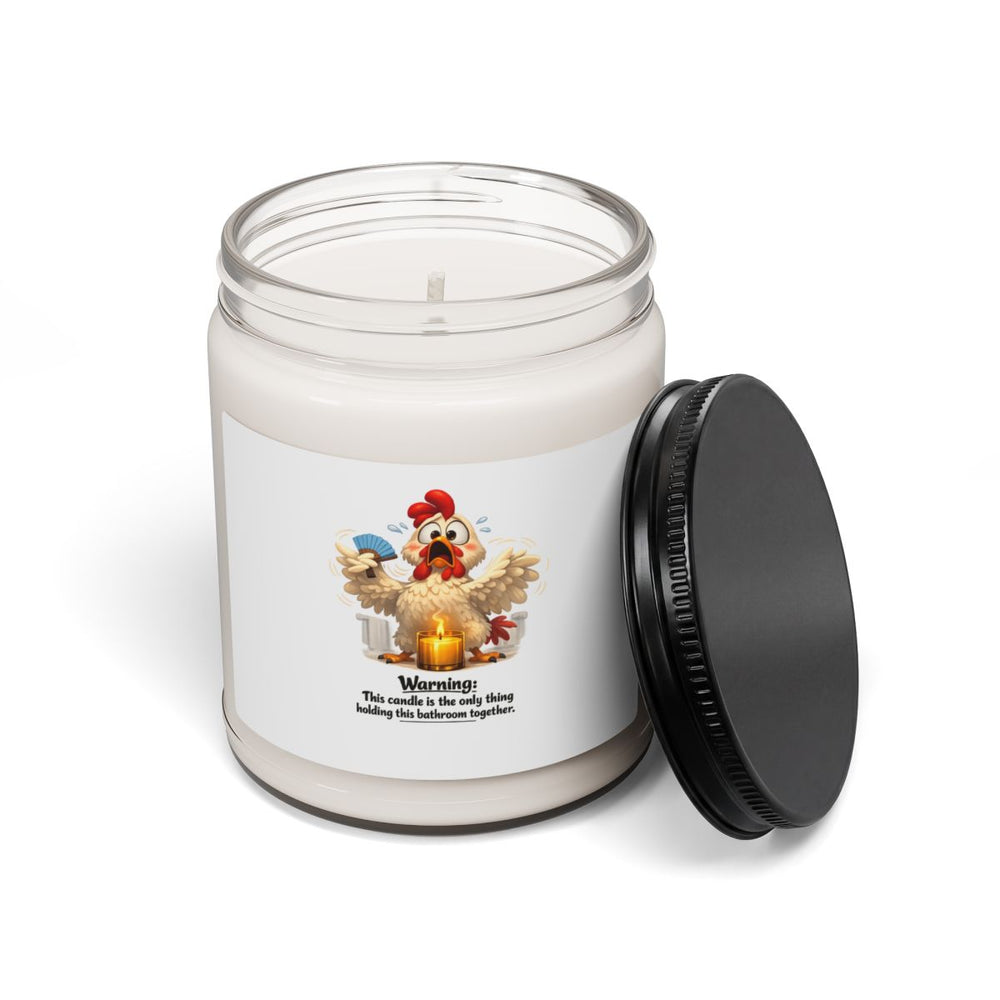 Funny Chicken Bathroom Candle – Humorous Soy Wax Gift