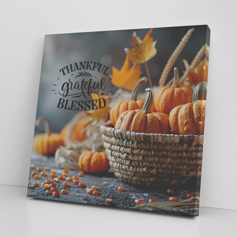 Thankful,blessd,grateful Canvas teelaunch