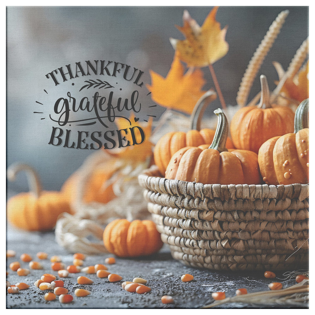 Thankful,blessd,grateful Canvas teelaunch
