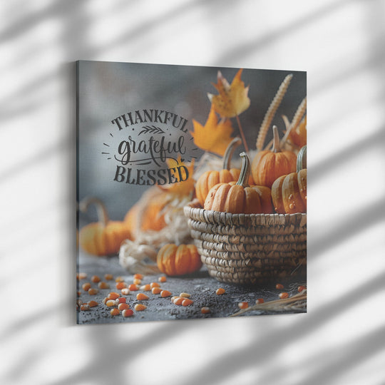 Thankful,blessd,grateful Canvas teelaunch