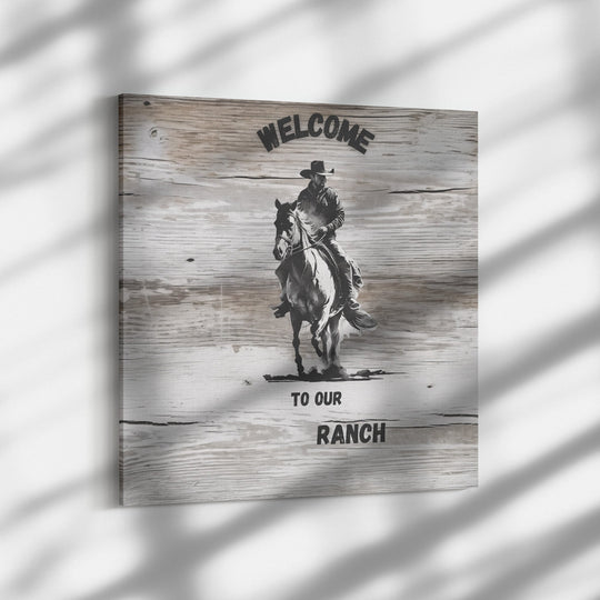 welcome to our ranch - Tailored Wall ExpressionsCanvas139002