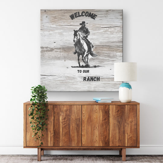 welcome to our ranch - Tailored Wall ExpressionsCanvas139002