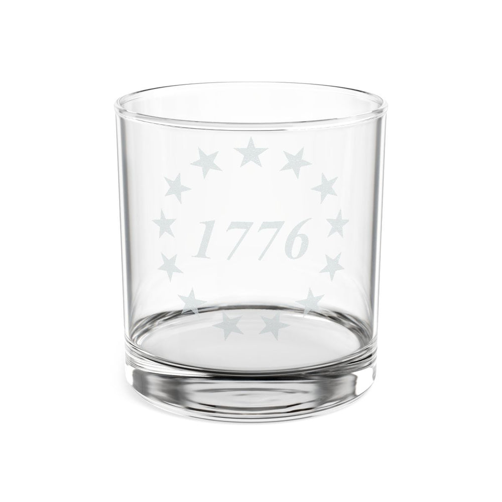 Engraved Patriotic Whiskey Glass 1776 - Historic Barware Gift