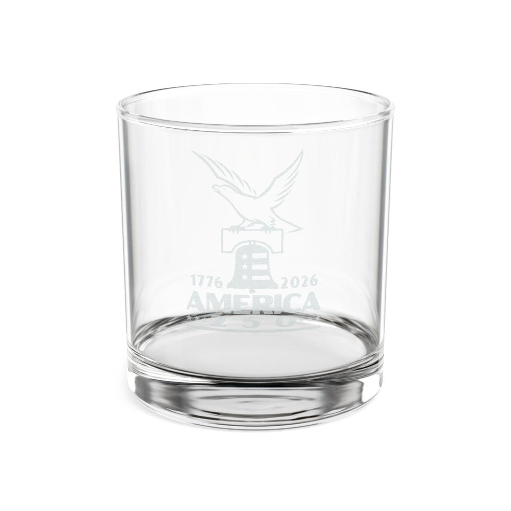 Engraved America 250 Whiskey Glass - Patriotic Gift