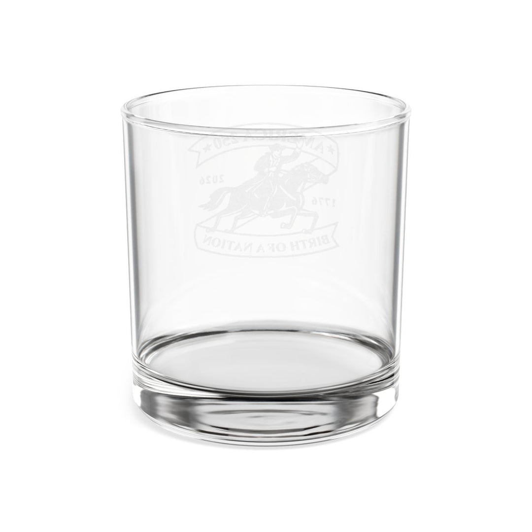 Engraved Whiskey Glass - America 250 Patriotic Gift